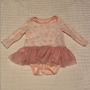 Cat & Jack LS Tutu Bodysuit